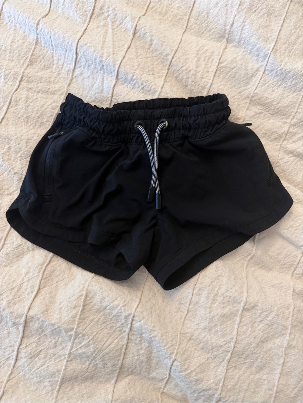 Athleta Black Girls' Elastic Waist Athletic Shorts